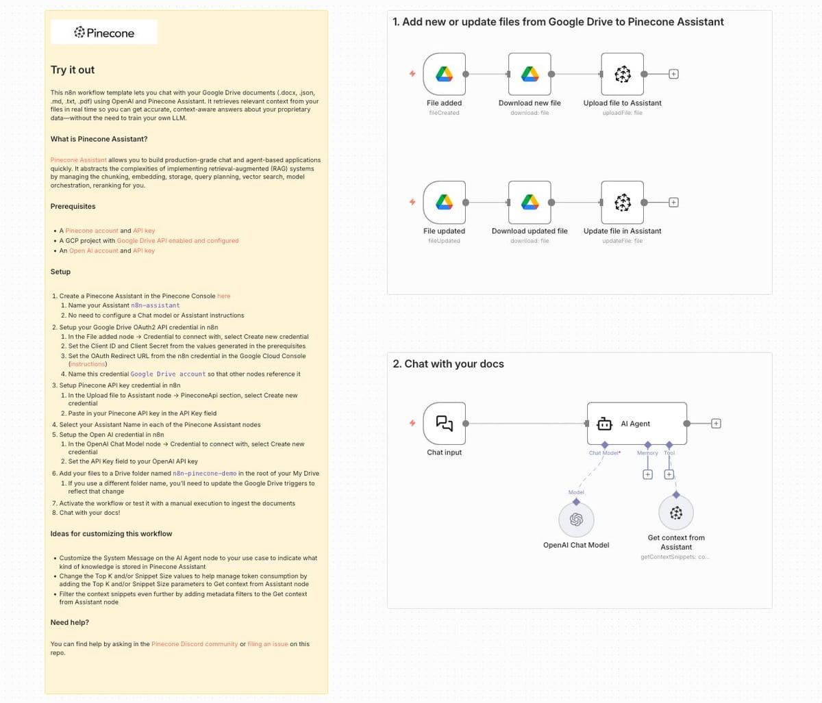 Build a simple RAG workflow to chat with your docs in n8n